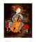 Fille au Violoncelle by Graciela Rodo Boulanger Wall Art Décor 29 ½ x 25 ¼ Art Print